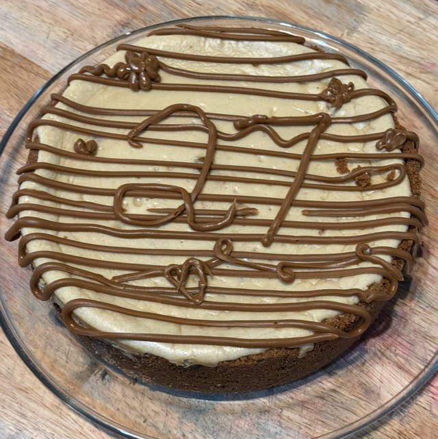 Cookie Butter Cheesecake Slice.