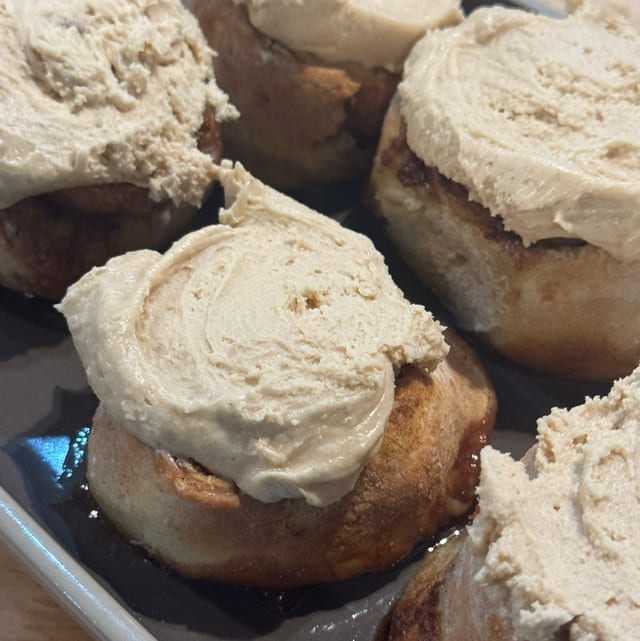 Brown Sugar Espresso Cinnamon Rolls.