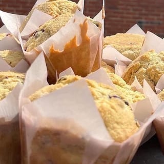 Peach Cheesecake Muffin